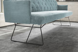 KAWOLA Esszimmerbank CHARME Cord hellblau