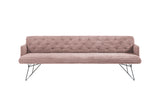 KAWOLA Esszimmerbank CHARME Cord rosa