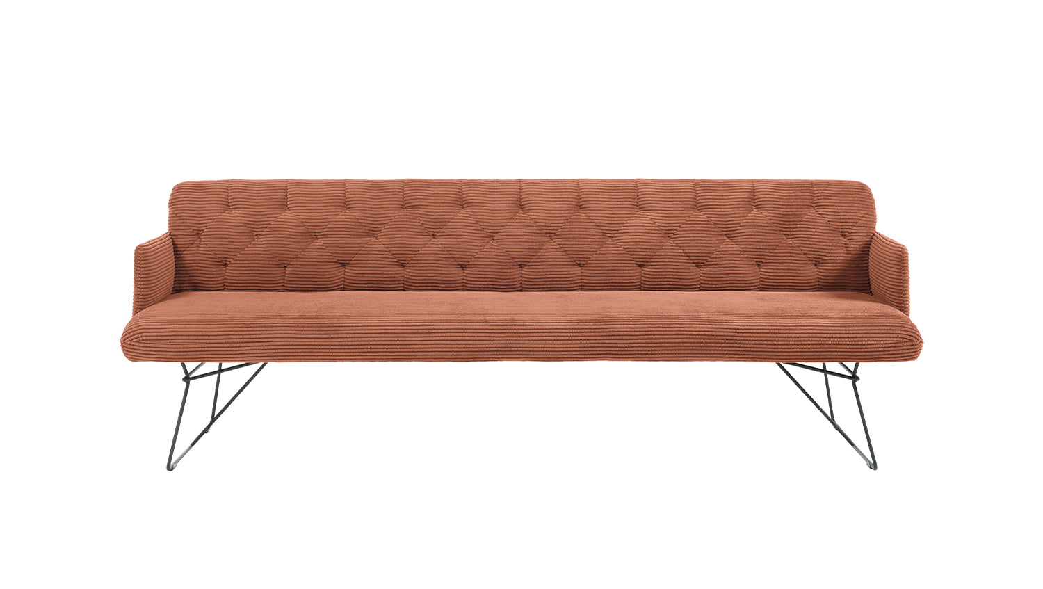 KAWOLA Esszimmerbank CHARME Cord rost