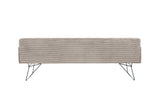 KAWOLA Esszimmerbank CHARME Cord steingrau