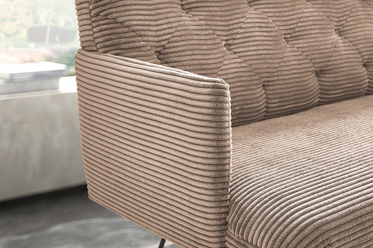 KAWOLA Esszimmerbank CHARME Cord taupe