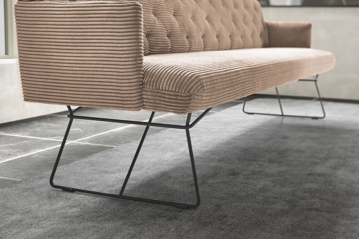 KAWOLA Esszimmerbank CHARME Cord taupe