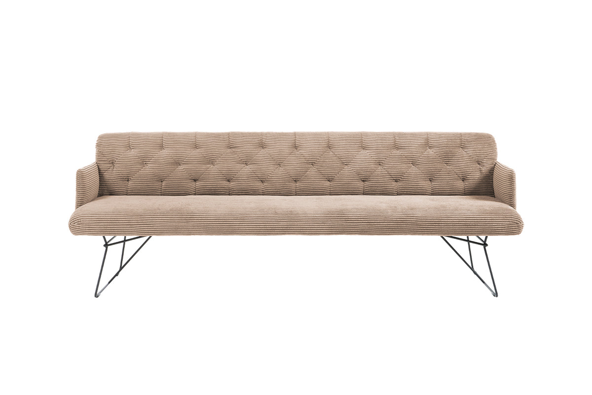 KAWOLA Esszimmerbank CHARME Cord taupe