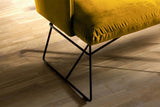 KAWOLA Esszimmerbank CHARME Velvet curry