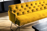 KAWOLA Esszimmerbank CHARME Velvet curry