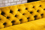 KAWOLA Esszimmerbank CHARME Velvet curry