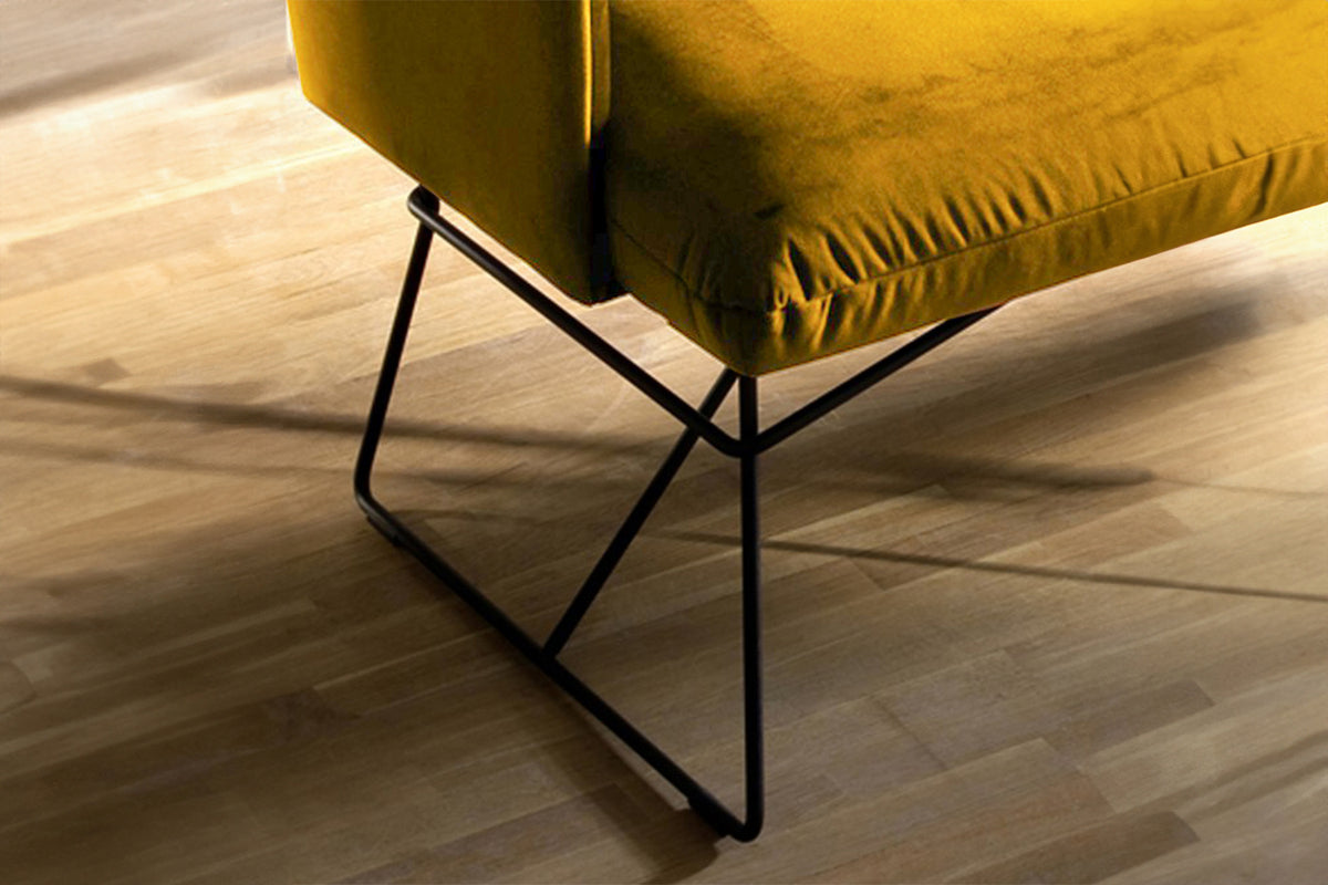 KAWOLA Esszimmerbank CHARME Velvet curry