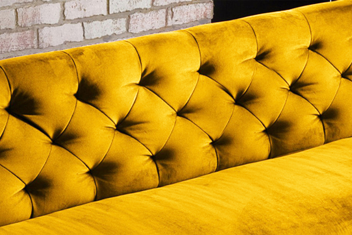 KAWOLA Esszimmerbank CHARME Velvet curry