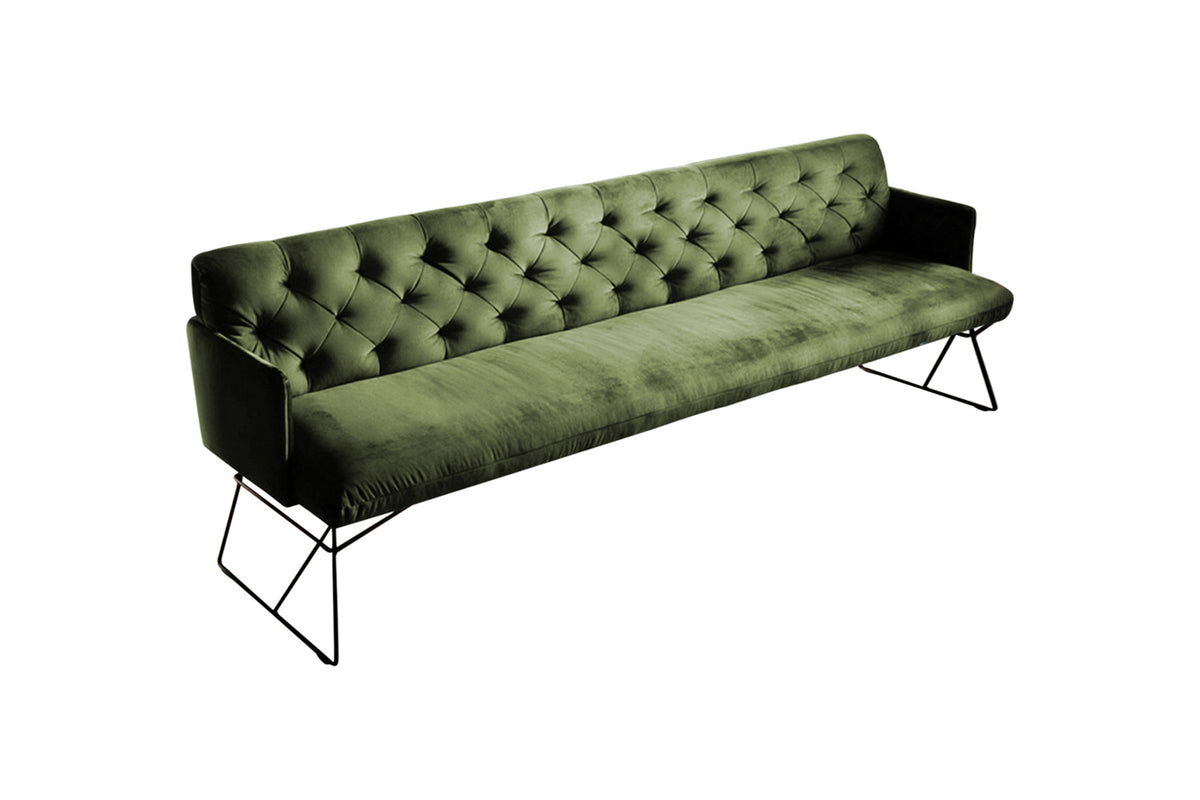 KAWOLA Esszimmerbank CHARME Velvet oliv