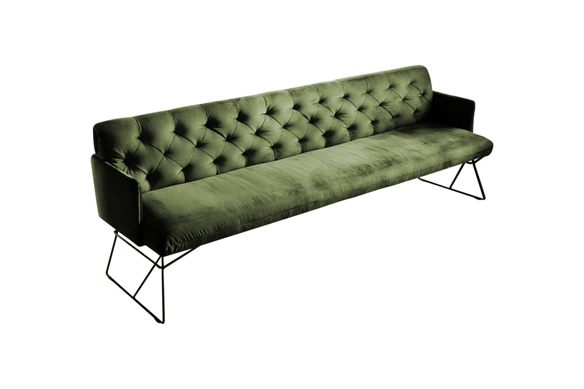 KAWOLA Esszimmerbank CHARME Velvet oliv