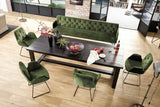 KAWOLA Esszimmerbank CHARME Velvet oliv