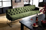 KAWOLA Esszimmerbank CHARME Velvet oliv, 5-Sitzer