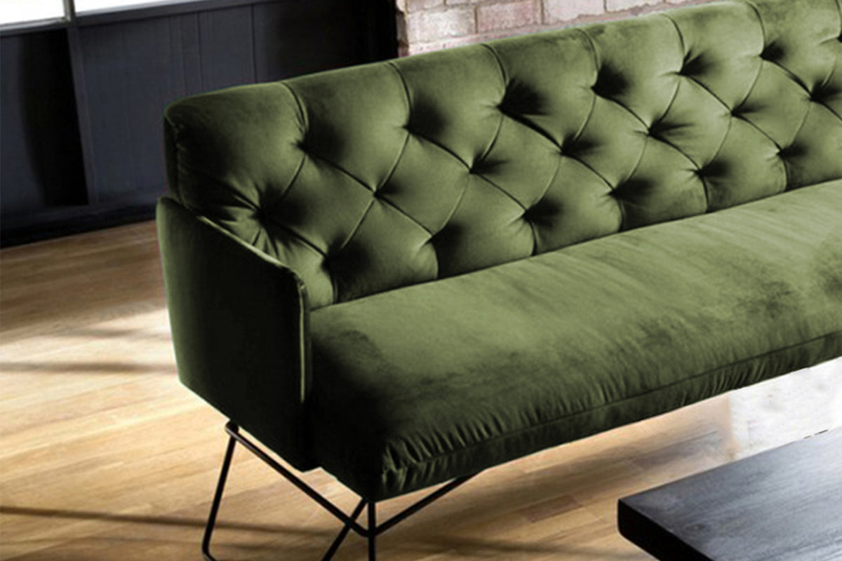 KAWOLA Esszimmerbank CHARME Velvet oliv