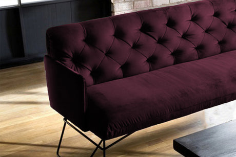 KAWOLA Esszimmerbank CHARME Velvet purple