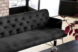 KAWOLA Esszimmerbank CHARME Velvet schwarz