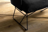 KAWOLA Esszimmerbank CHARME Velvet schwarz
