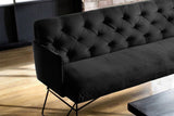 KAWOLA Esszimmerbank CHARME Velvet schwarz