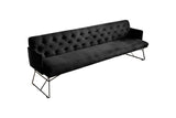 KAWOLA Esszimmerbank CHARME Velvet schwarz