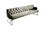 KAWOLA Esszimmerbank CHARME Velvet silber