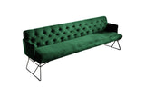 KAWOLA Esszimmerbank CHARME Velvet smaragd