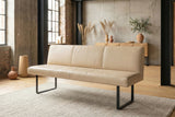 KAWOLA Esszimmerbank ELEEN Leder beige