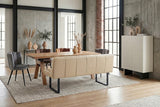KAWOLA Esszimmerbank ELEEN Leder beige