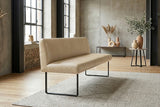 KAWOLA Esszimmerbank ELEEN Leder beige