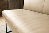 KAWOLA Esszimmerbank ELEEN Leder beige