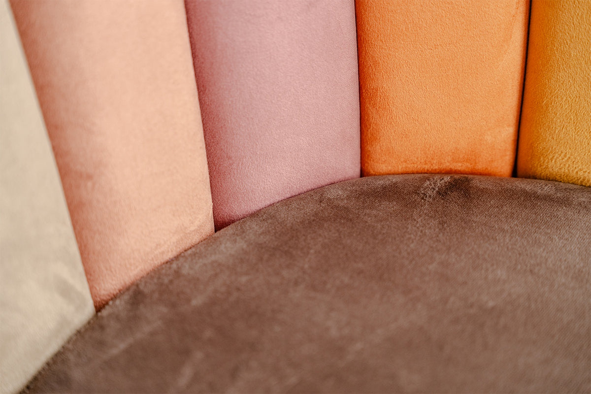 KAWOLA Esszimmerstuhl JADA Drehstuhl Velvet braun