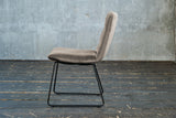 KAWOLA Esszimmerstuhl NEW CHARME Velvet sand