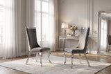 KAWOLA Esszimmerstuhl SELENA Barock Velvet grau