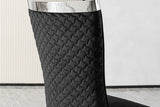 KAWOLA Esszimmerstuhl SELENA Barock Velvet schwarz