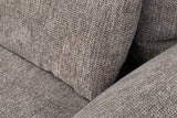 KAWOLA Funktionssofa HOLLY 2-Sitzer Stoff grau