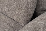 KAWOLA Funktionssofa HOLLY 2-Sitzer Stoff grau