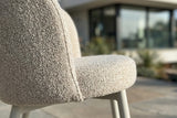 KAWOLA Gartenstuhl INDUS Outdoor Stoff cremefarben