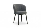 KAWOLA Gartenstuhl INDUS Outdoor Stoff grau