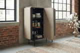KAWOLA Highboard AVRIL 2 Türen Eiche grau