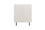 KAWOLA Highboard LYNN 2 Türen lackiert weiß