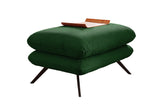 KAWOLA Hocker CHARME Hockerbank Cord smaragd