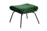 KAWOLA Hocker LOTTE Polsterhocker velvet smaragd
