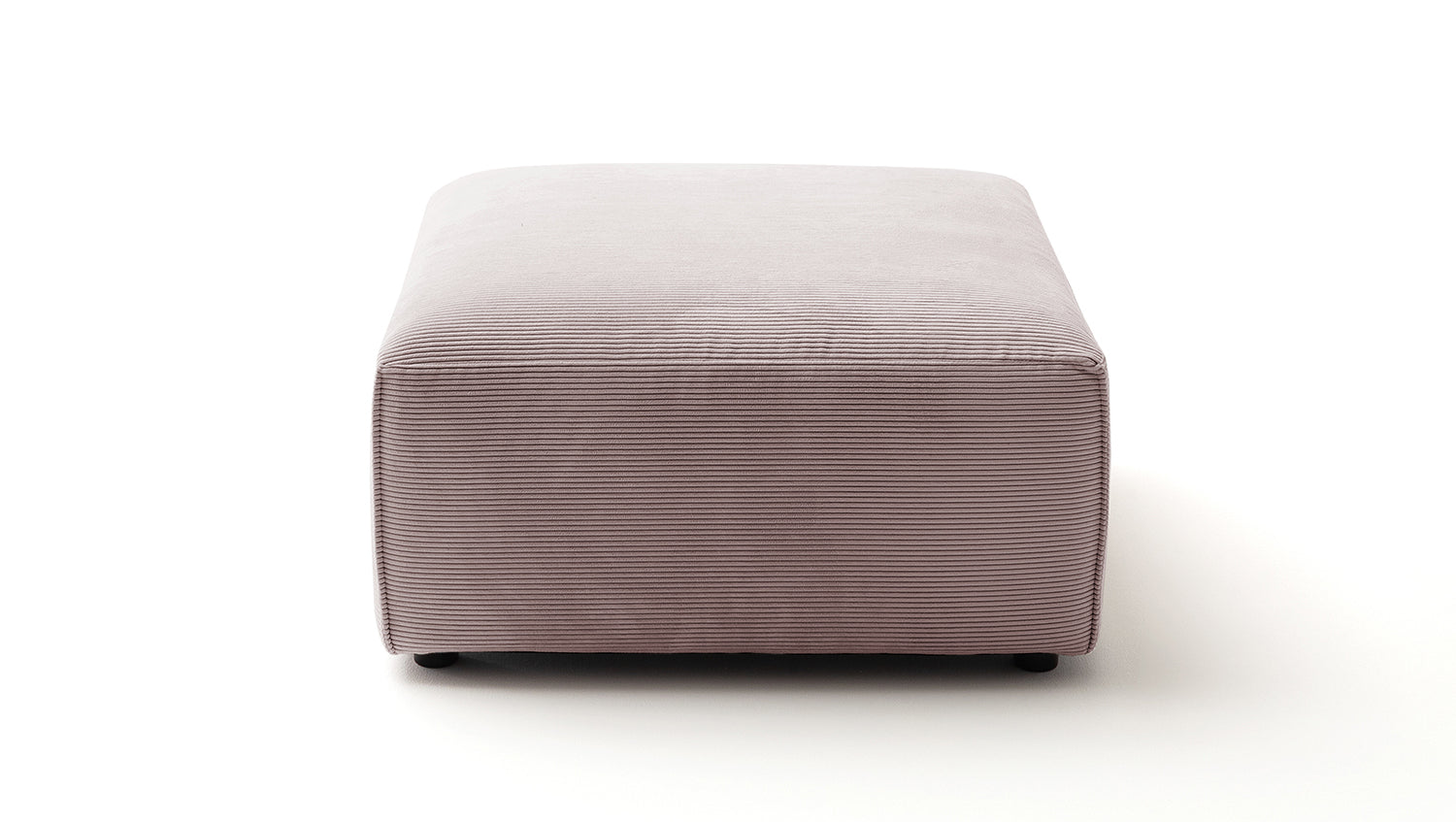 KAWOLA Hocker RANI Polsterhocker Feincord rosa