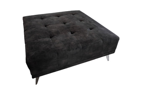 KAWOLA Hocker WIOLO velvet anthrazit