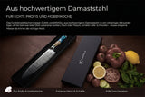 KAWOLA Küchenmesser DUMA Damaststahl mit Holzgriff