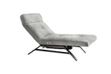 KAWOLA Liege AMERIVA Relaxliege Velvet silber
