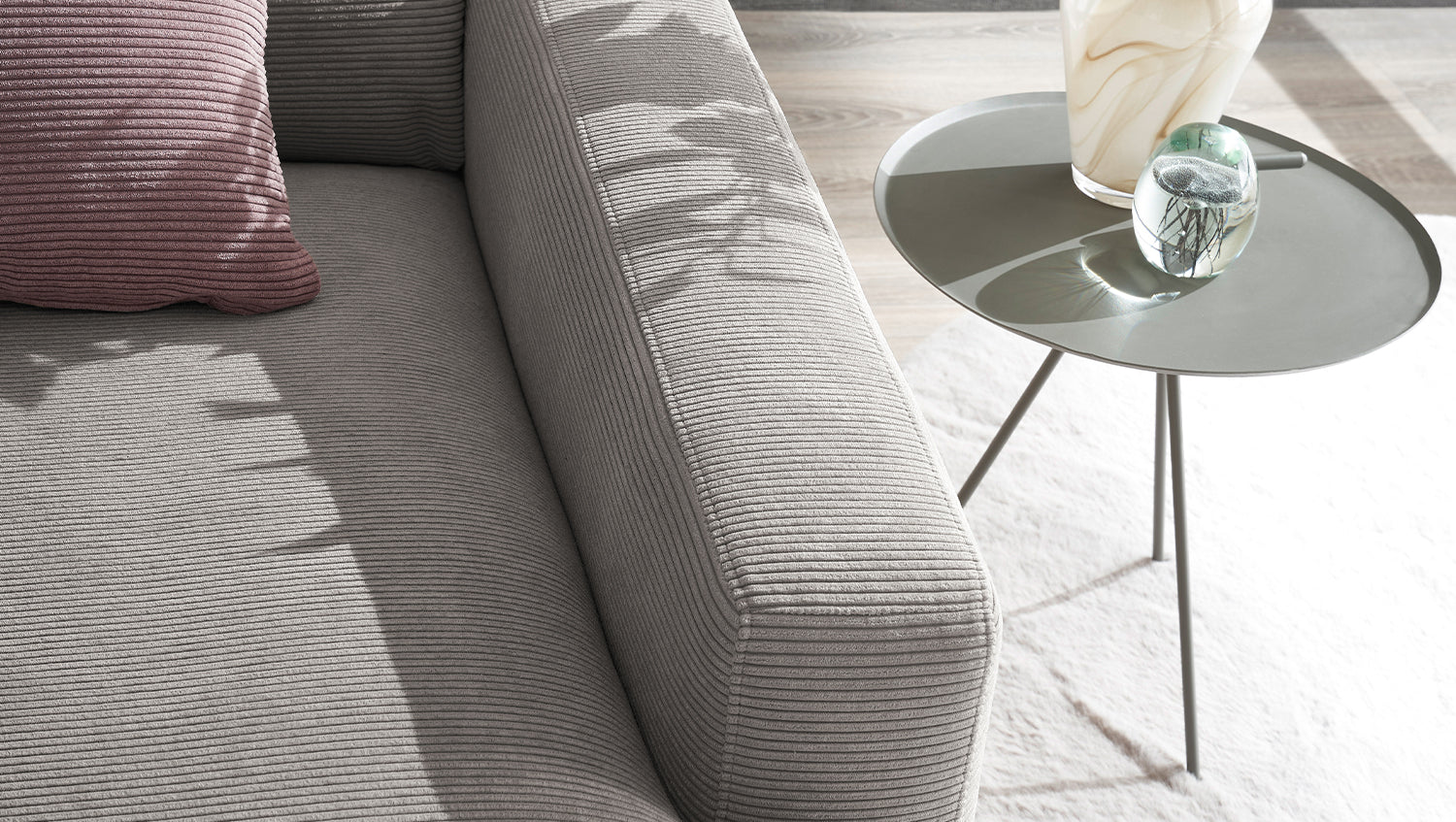 KAWOLA Longseat CARA Feincord grau