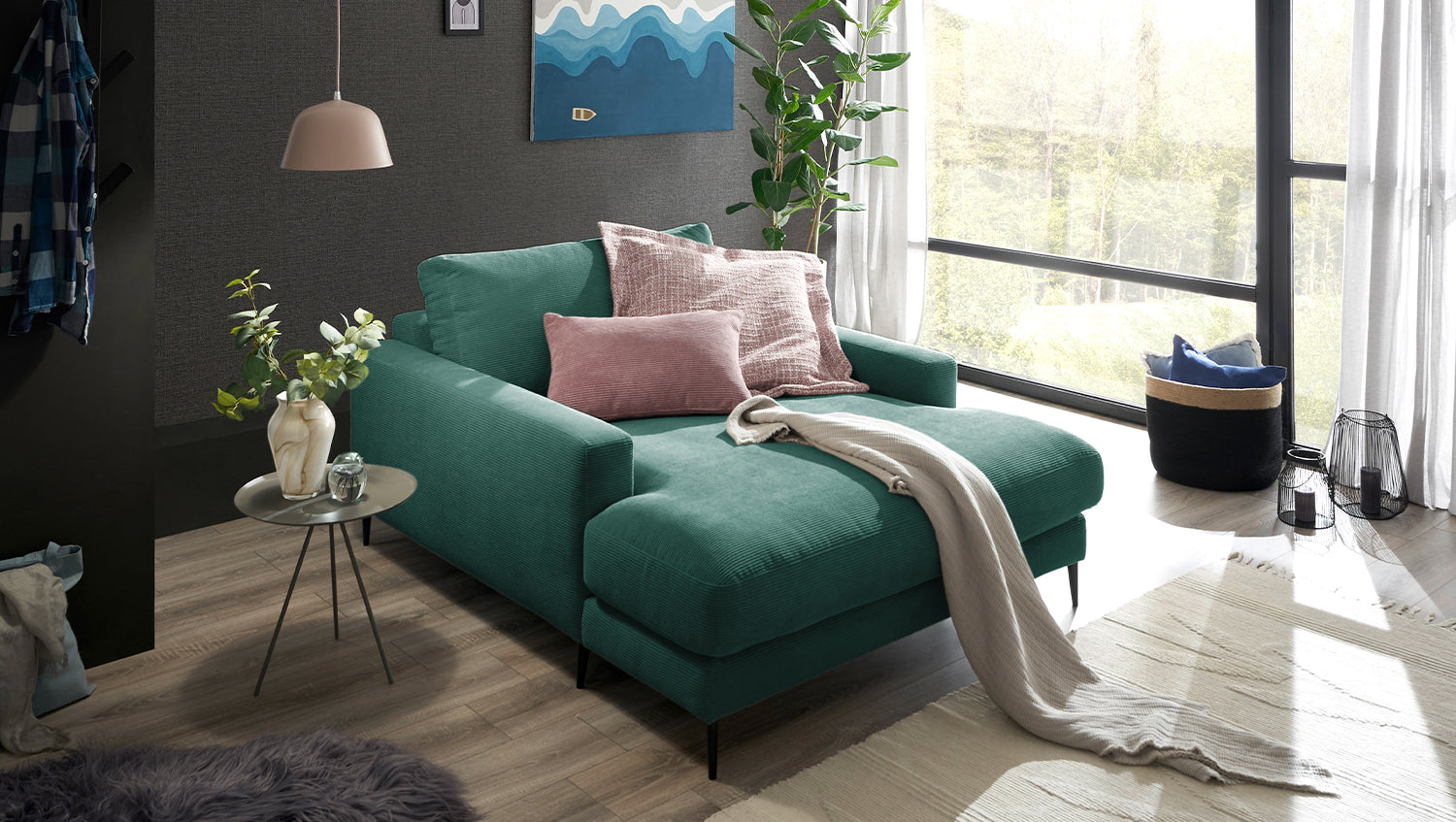 KAWOLA Longseat CARA Feincord grün