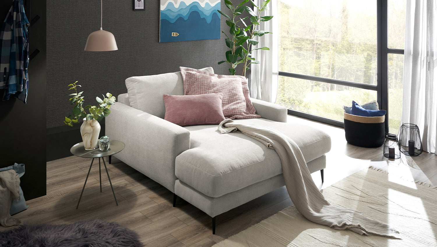 KAWOLA Longseat CARA Feincord silber