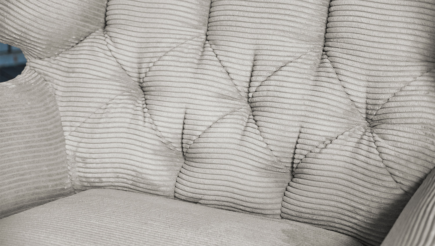 KAWOLA Longseat CHARME Cord hellgrau