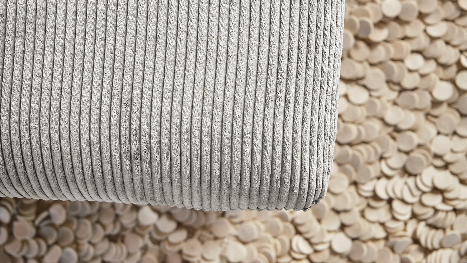 KAWOLA Longseat CHARME Cord hellgrau