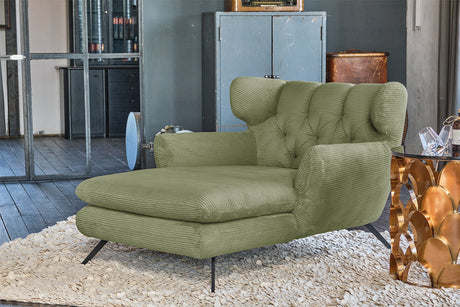 KAWOLA Longseat CHARME Cord olivgrün